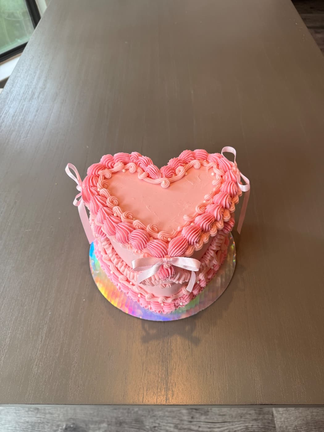 Pink Ribbon Cake  — photo 1